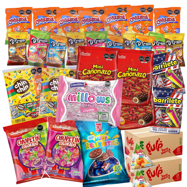 PACK ECONOMICO PARA 50 NIÑOS