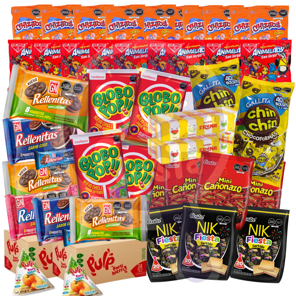 PACK ECONOMICO PARA 80 NIÑOS