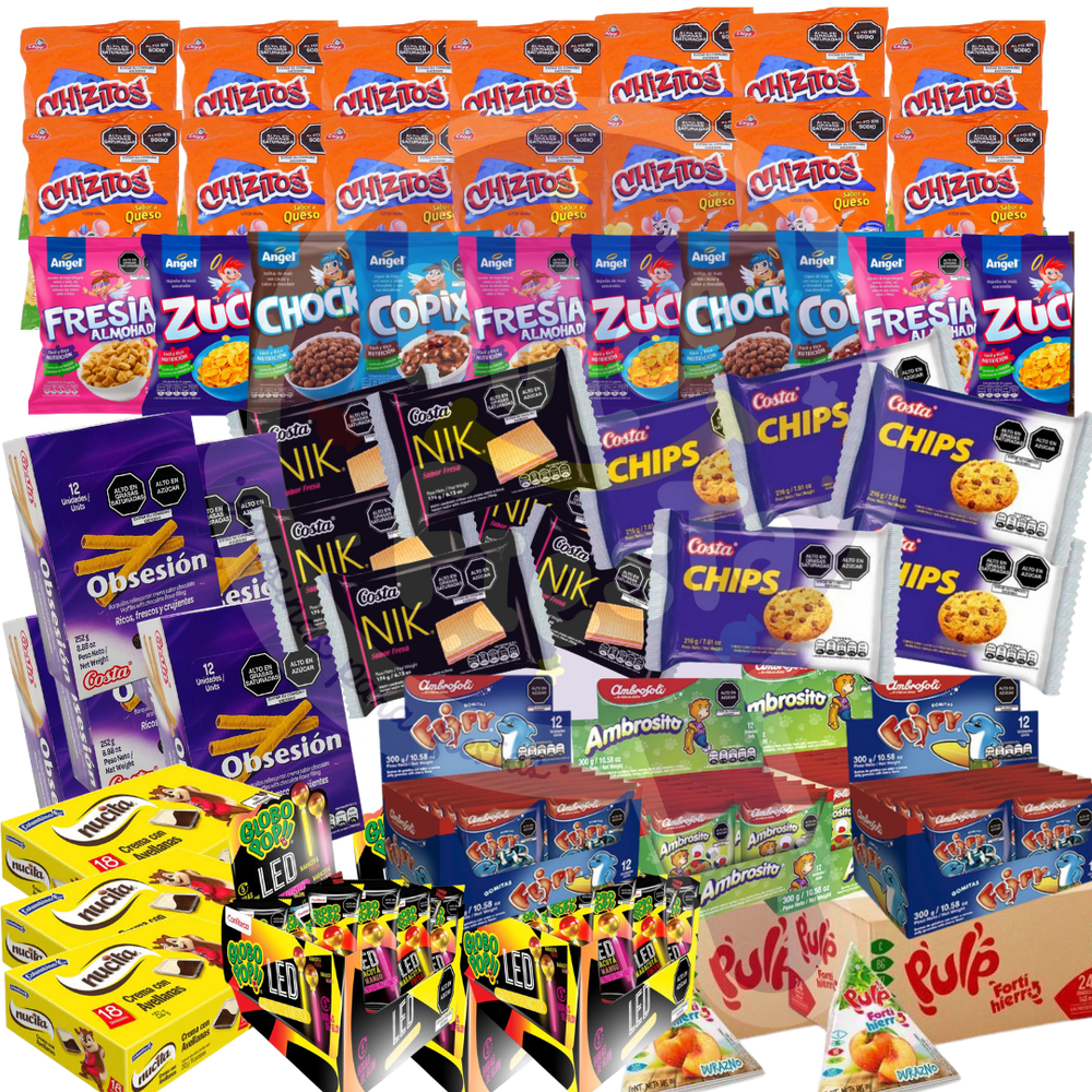PACK MEGA TOP PARA 50 NIÑOS
