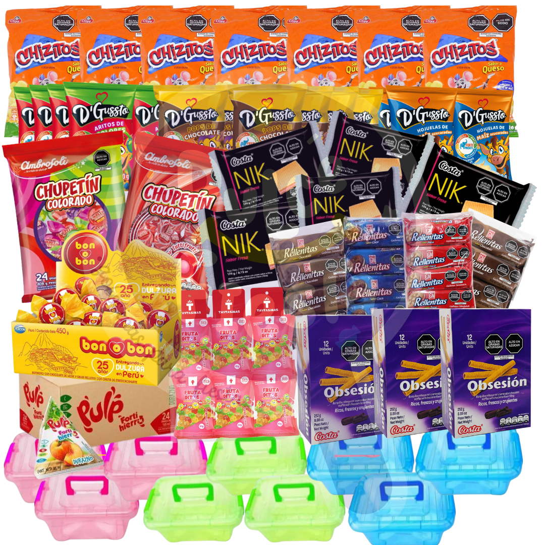 PACK TAPER 1KG ECONOMICO PARA 30 NIÑOS