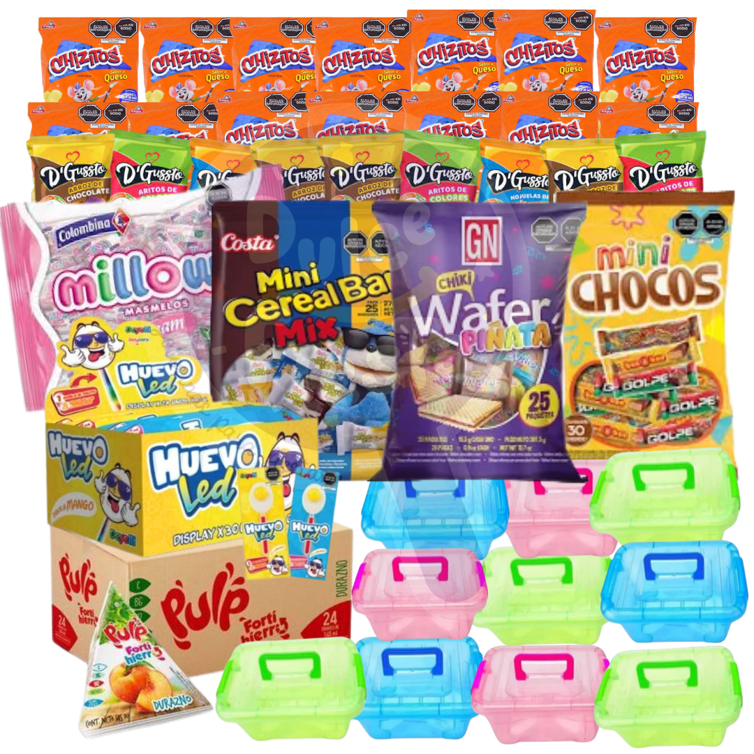 PACK TAPER 1KG PARA 25 NIÑOS