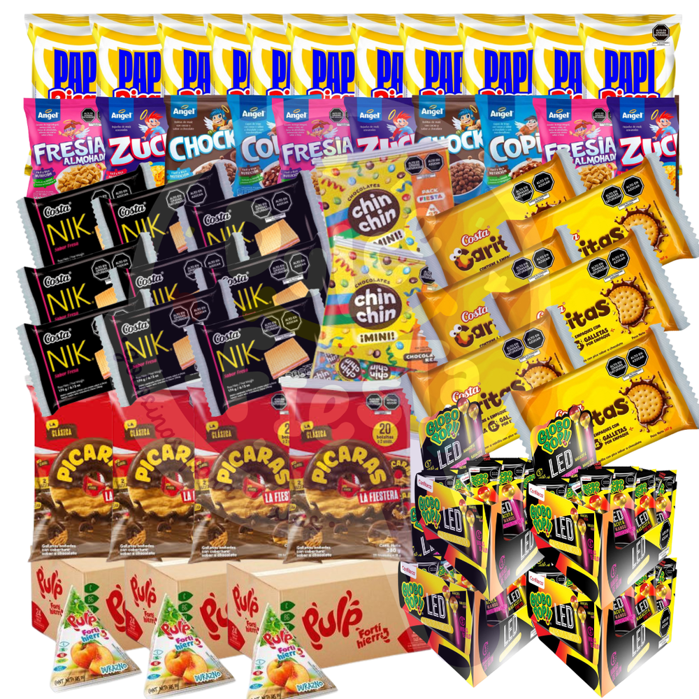 PACK TOP PARA 80 NIÑOS