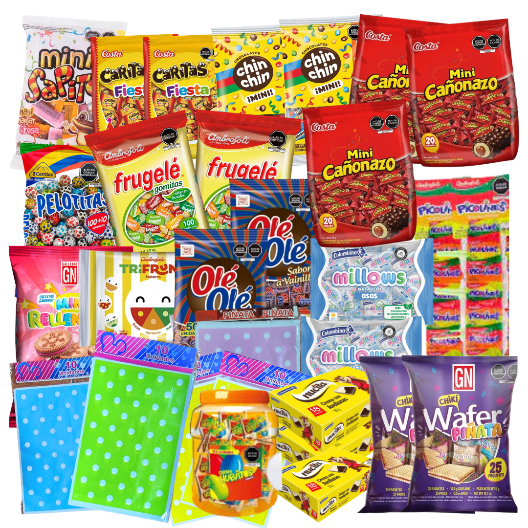 PACK INTERMEDIO PARA 50 NIÑOS