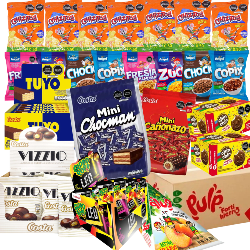 PACK SUPER TOP PARA 20 NIÑOS
