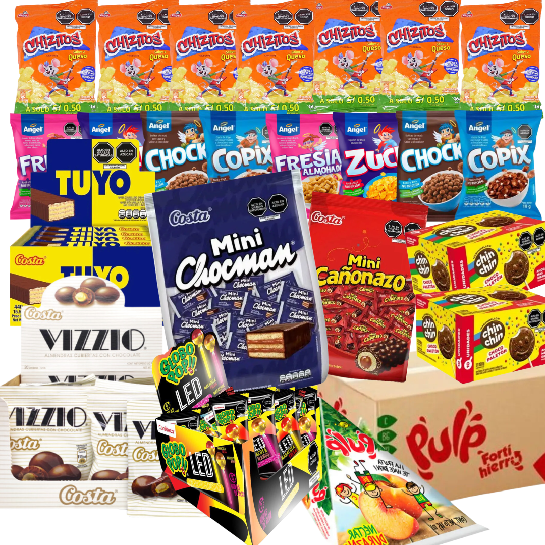 PACK SUPER TOP PARA 20 NIÑOS