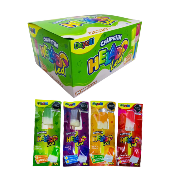 CHUPETIN HELADO LED X 30 UND