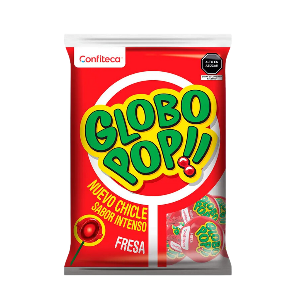 GLOBO POP FRESA X 24 UND