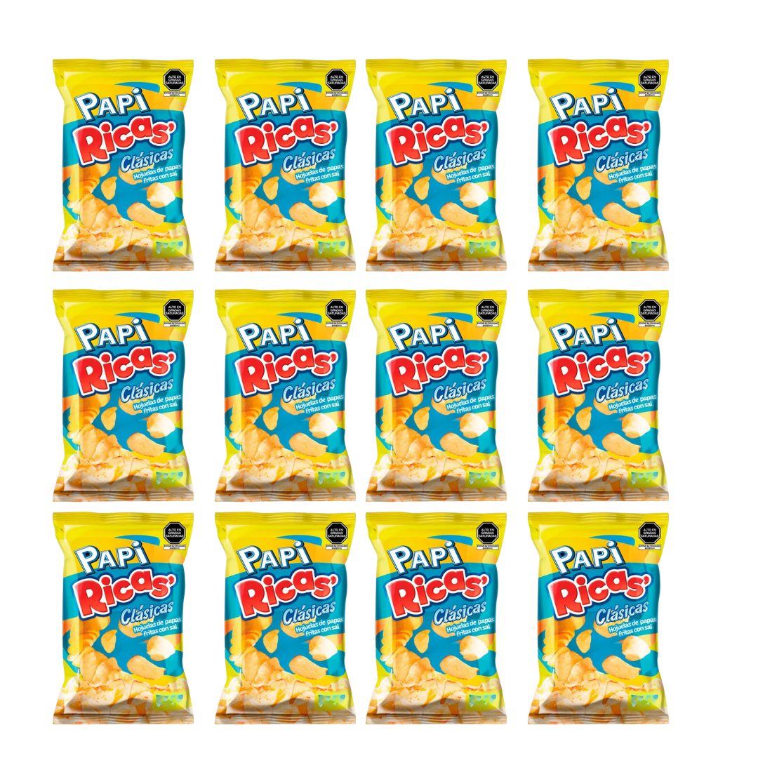 PAPI RICAS 12 GR X 12 UND