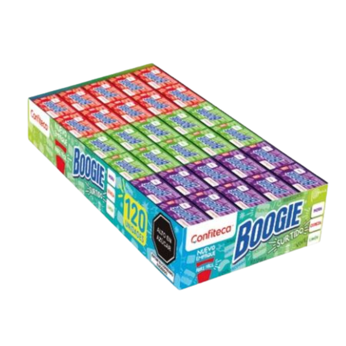 CHICLE PASTILLA BOOGIE SURTIDO x 120 UND