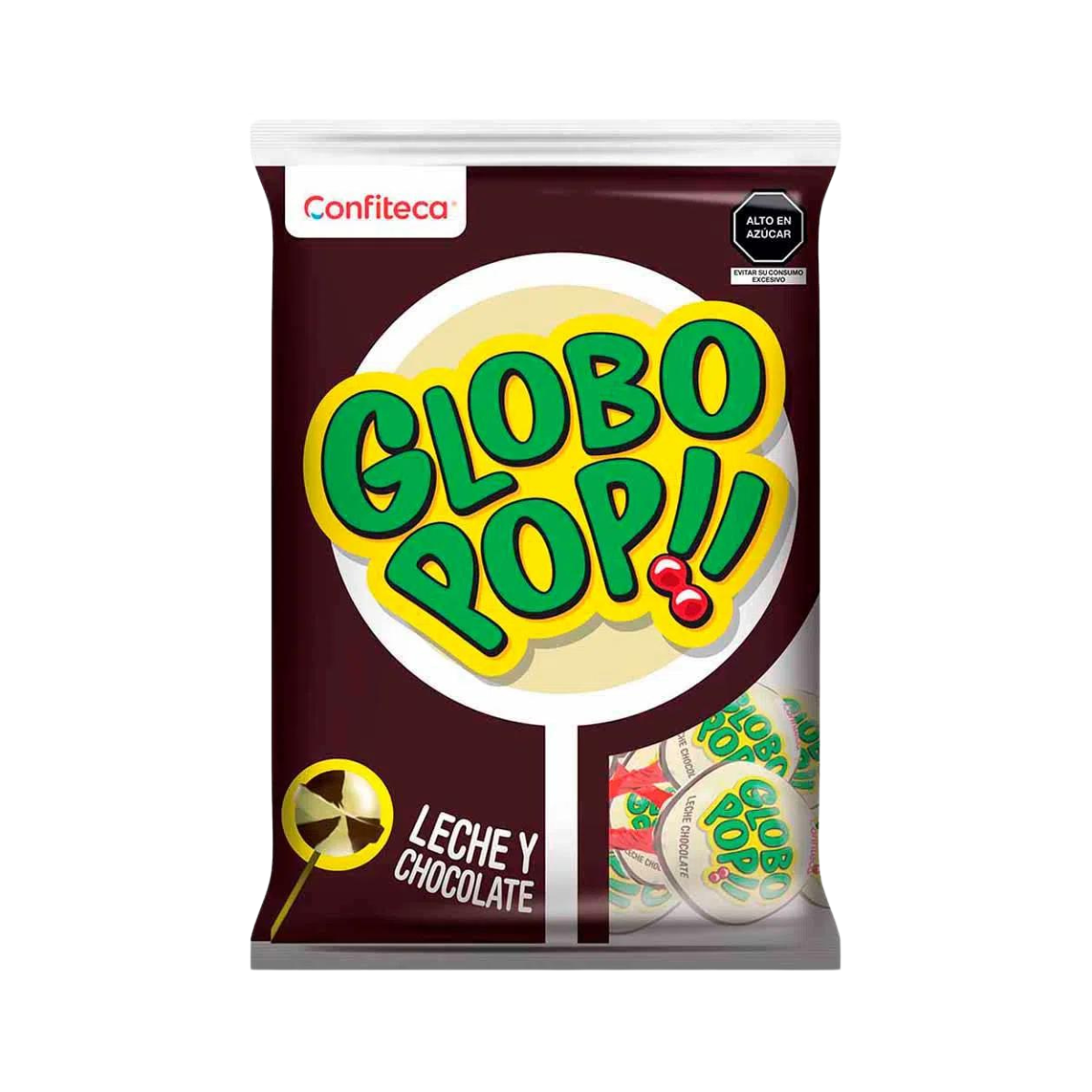 GLOBO POP LECHE Y CHOCOLATE X 24 UND