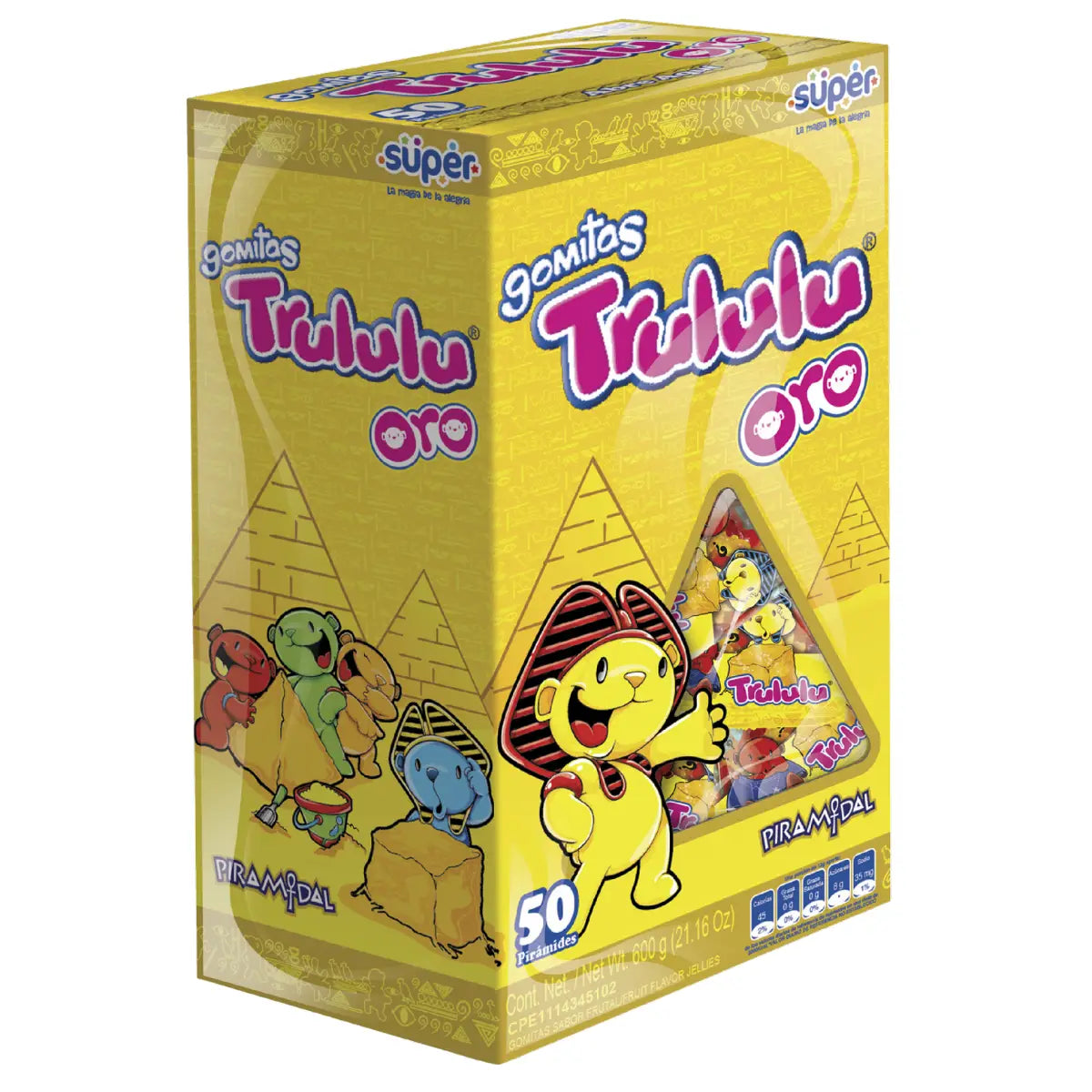 TRULULU PIRAMIDAL X 50 UND
