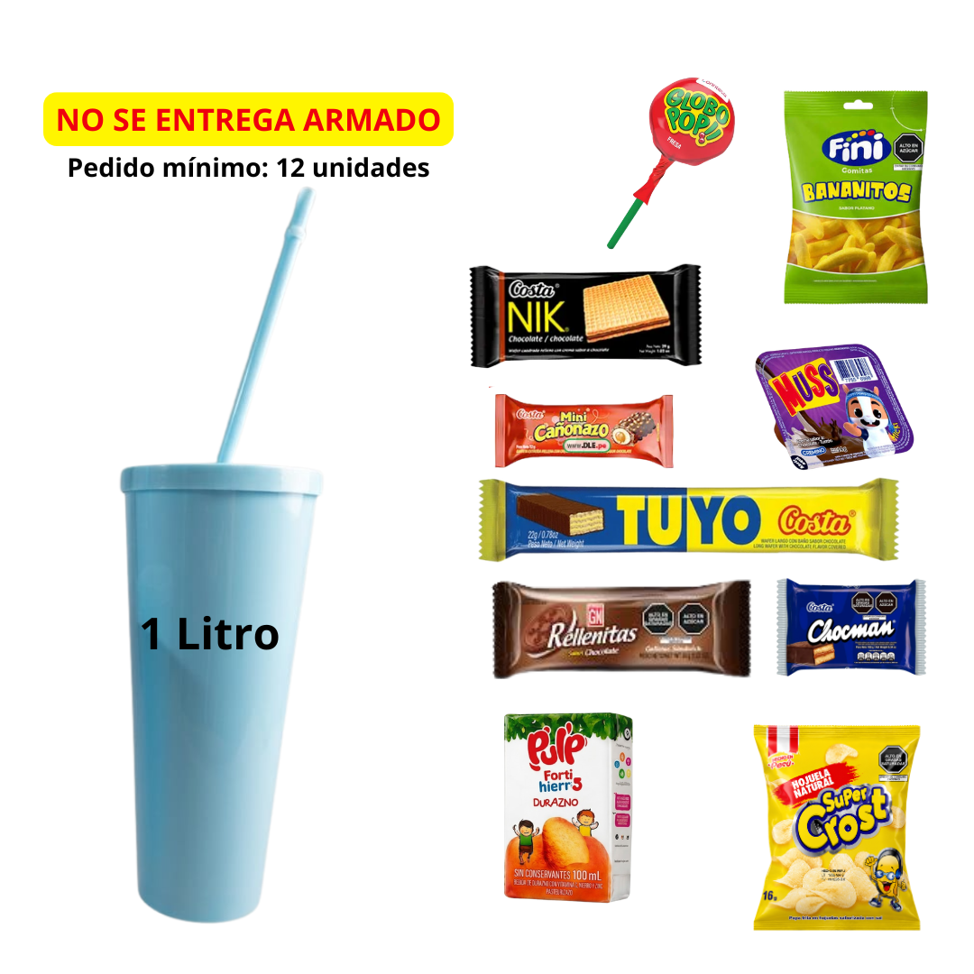 TUMBLER 1LT + GOLOSINAS