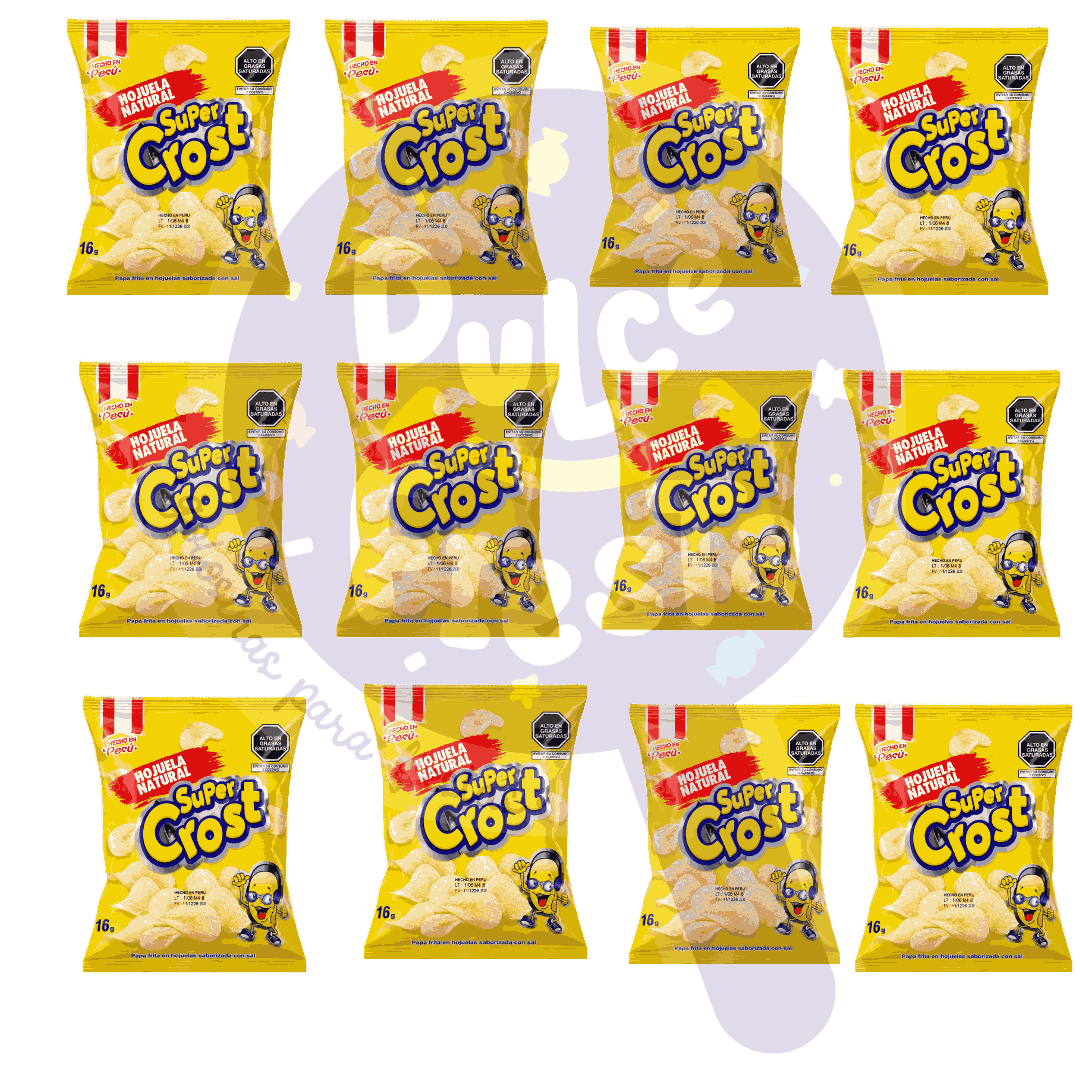 PAPAS SUPER CROST 16 GR X 12 UND