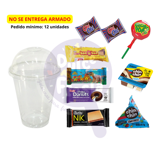 VASITO DOMO TOP+GOLOSINAS