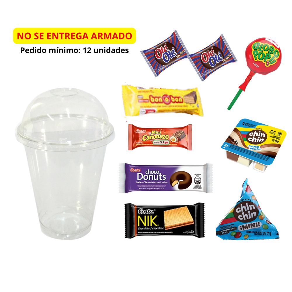 VASO DOMO+ GOLOSINAS BASICAS