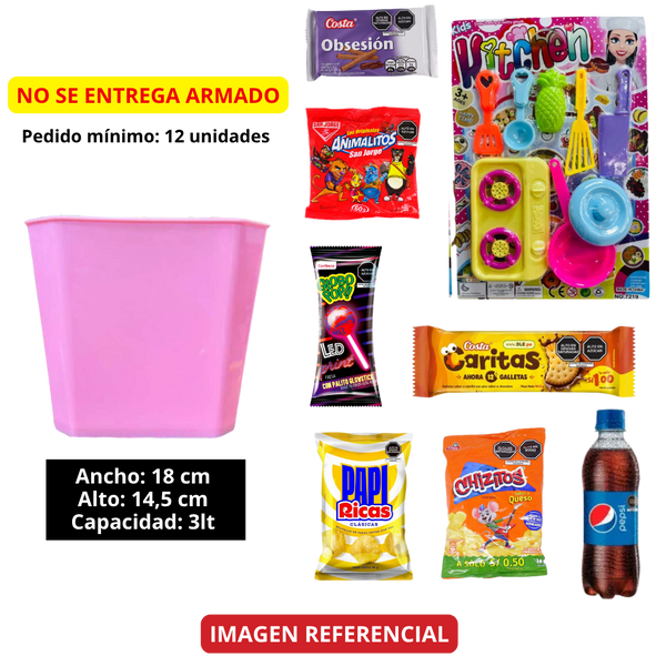 BALDE CANCHERO CON GOLOSINAS+ JUGUETE