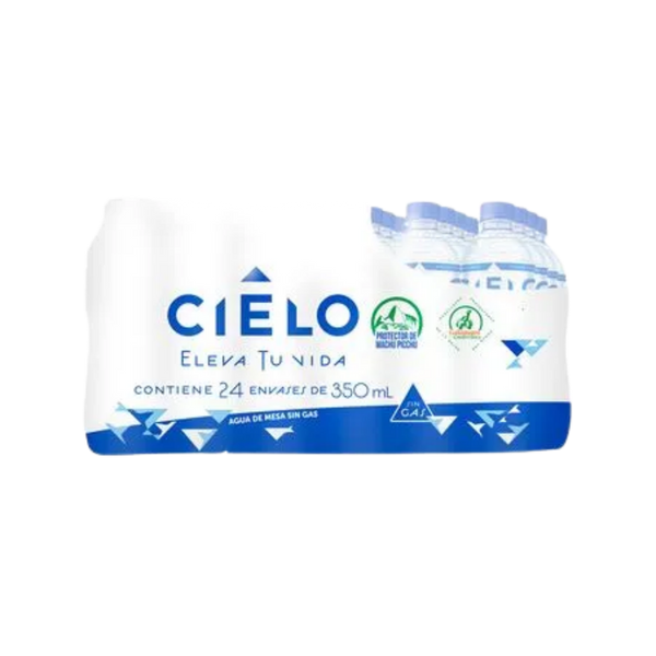 AGUA CIELO 350ML X 24 UND