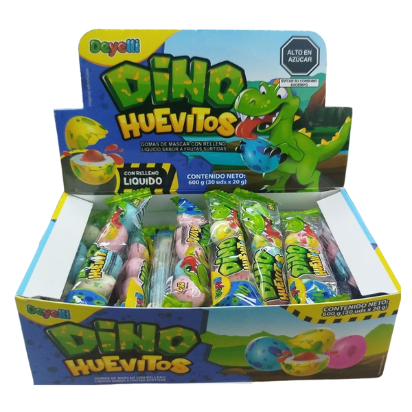 CHICLE DINO HUEVITOS X 30 UND