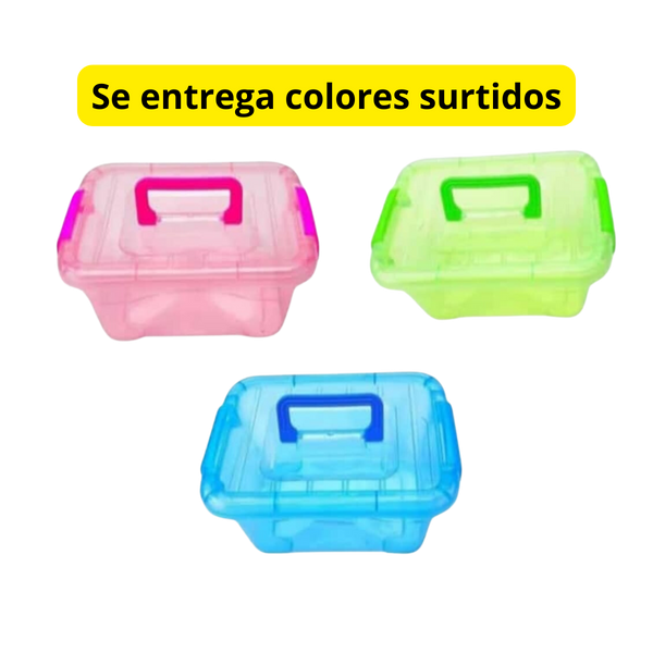 LONCHERITAS PARA GOLOSINAS TRANSPARENTE X UND