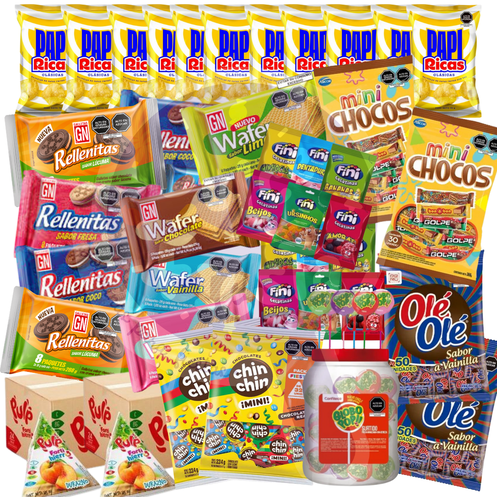 PACK ECONOMICO PARA 60 NIÑOS
