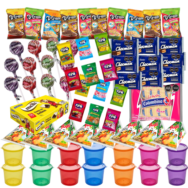 PACK BALDE 1LT PARA 12 NIÑOS