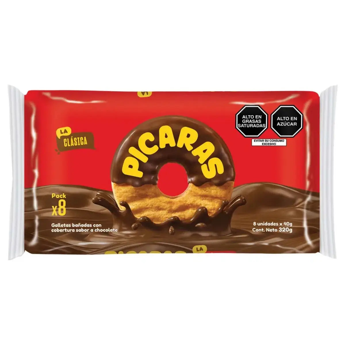 PICARA CLASICA PACK X 8 UND