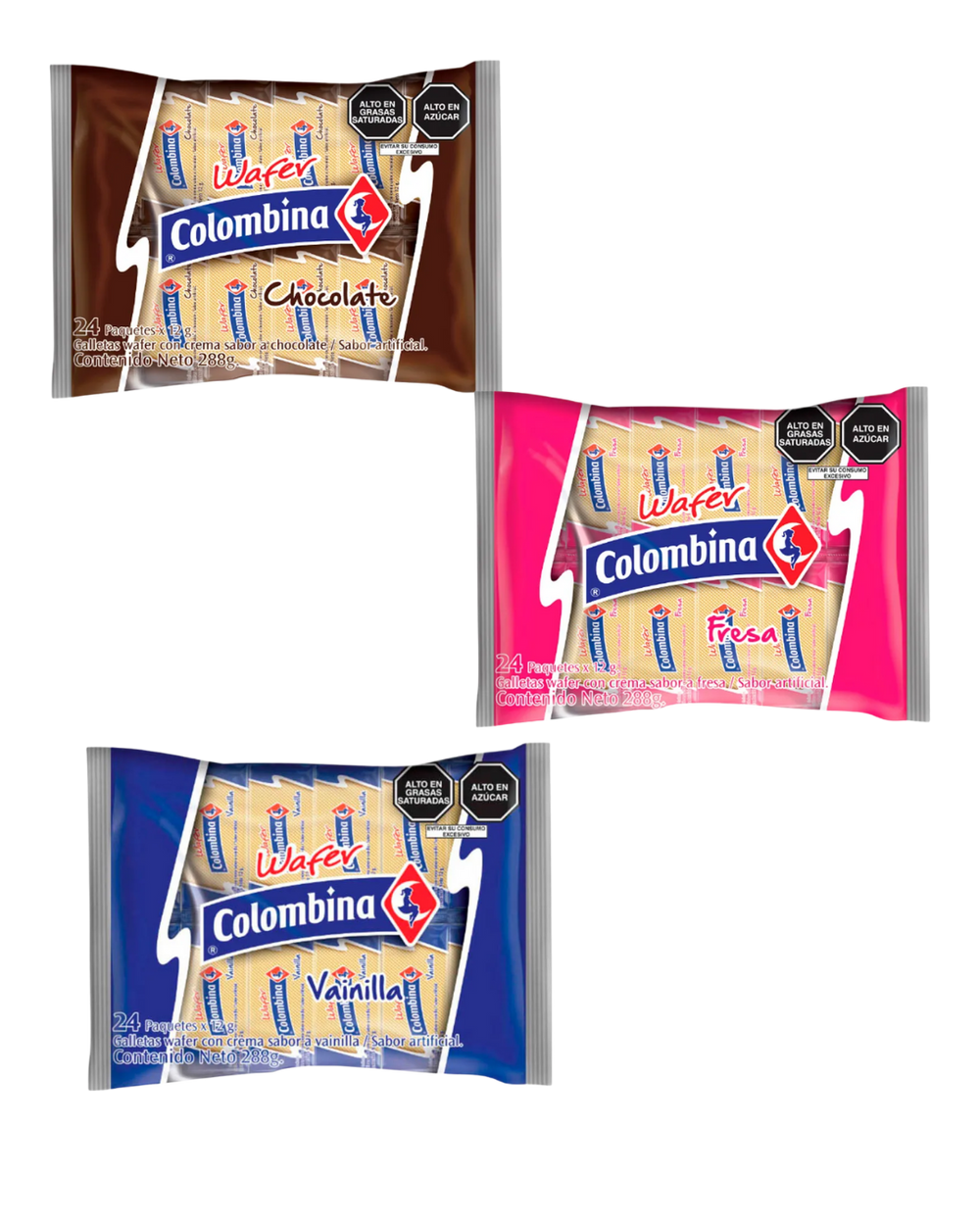 PROMO WAFER COLOMBINA X 3