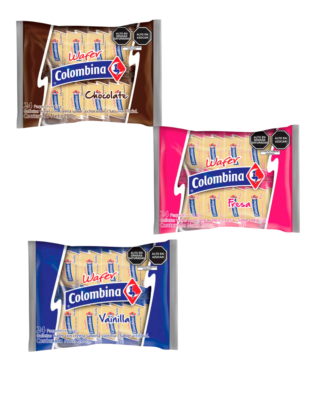 PROMO WAFER COLOMBINA X 3